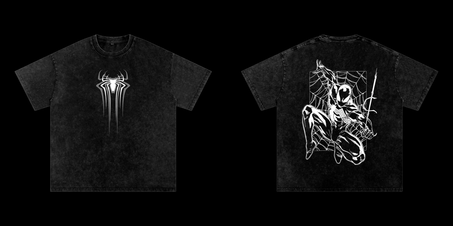 Symbiote Spiderman Design 3 Vintage Heavyweight Graphic Shirt