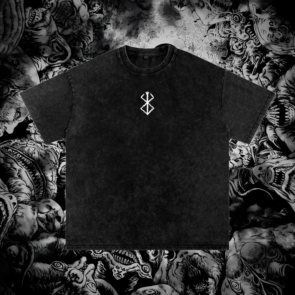 Berserk Pile of Skulls Vintage Washed Heavyweight Lifting Shirt