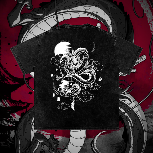 Dragon Ball Shenron Vintage Washed Heavyweight Graphic Shirt