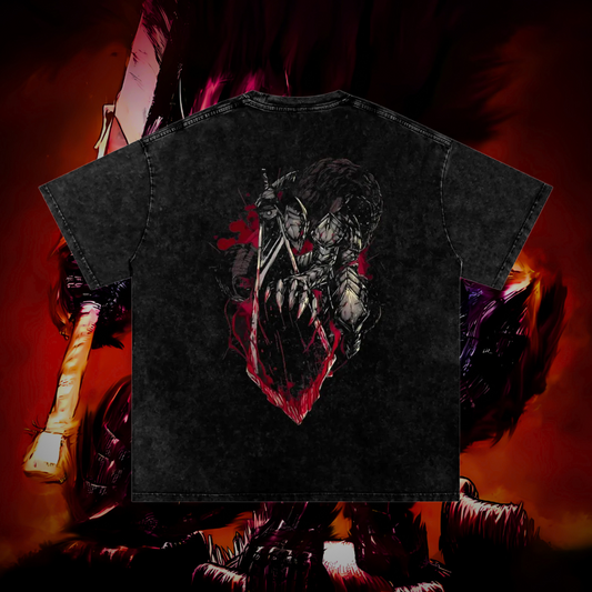 Berserker Armor Guts Vintage Washed Heavyweight Lifting Shirt