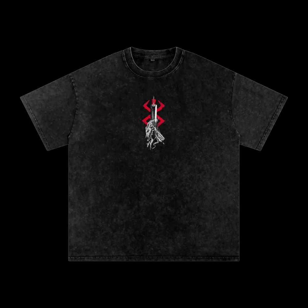 Berserker Armor Guts Vintage Washed Heavyweight Lifting Shirt