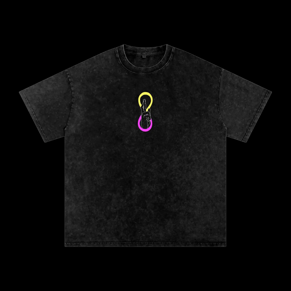 Gojo Honored One Vintage Washed Heavyweight Graphic Shirt